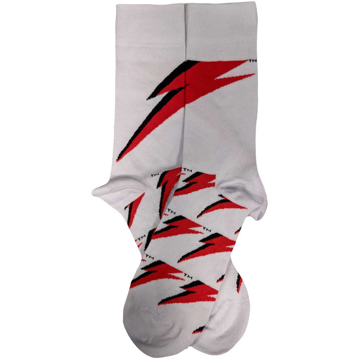 David Bowie Unisex Socks - Flash (UK SIZE 7 - 11) Rock Off