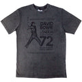 David Bowie Unisex Stone Wash T-Shirt: Rainbow Theatre