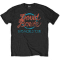 David Bowie Unisex T-shirt - 1978 World Tour Rock OFF