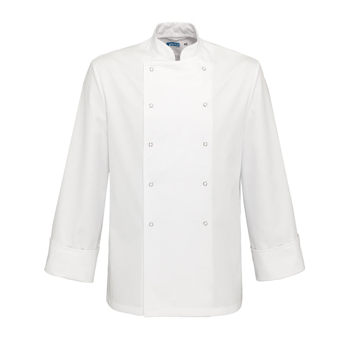 De Berkel Cuisine Chefs Jacket Poly/Cotton Press Stud Buttons