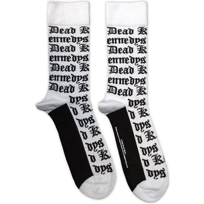 Dead Kennedys Unisex Ankle Socks - Gothic Logo Pattern Rock Off