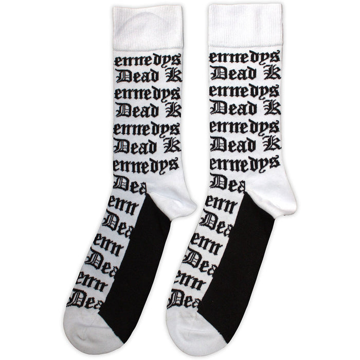 Dead Kennedys Unisex Ankle Socks - Gothic Logo Pattern Rock Off
