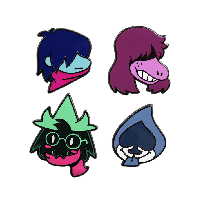 DELTARUNE Character Pin Set 1