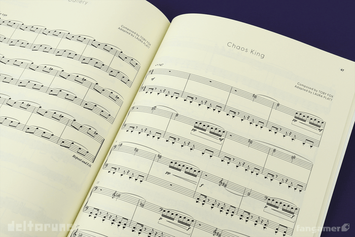 DELTARUNE Incomplete Piano Score Book