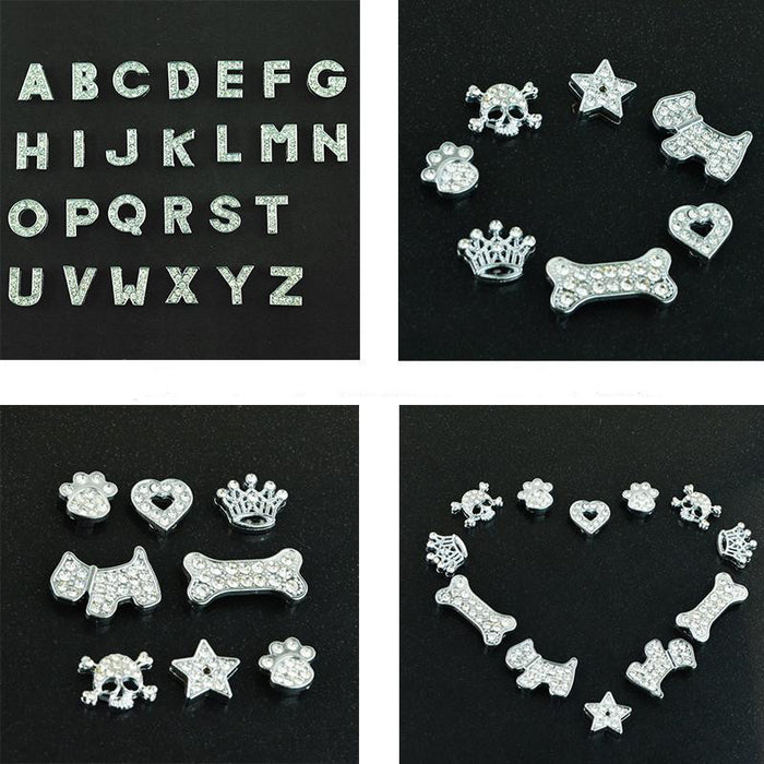 Designer Crystal Personalized Dog Collars