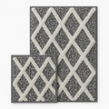 Diane Cotton Bathroom Rug Set | 2 pieces