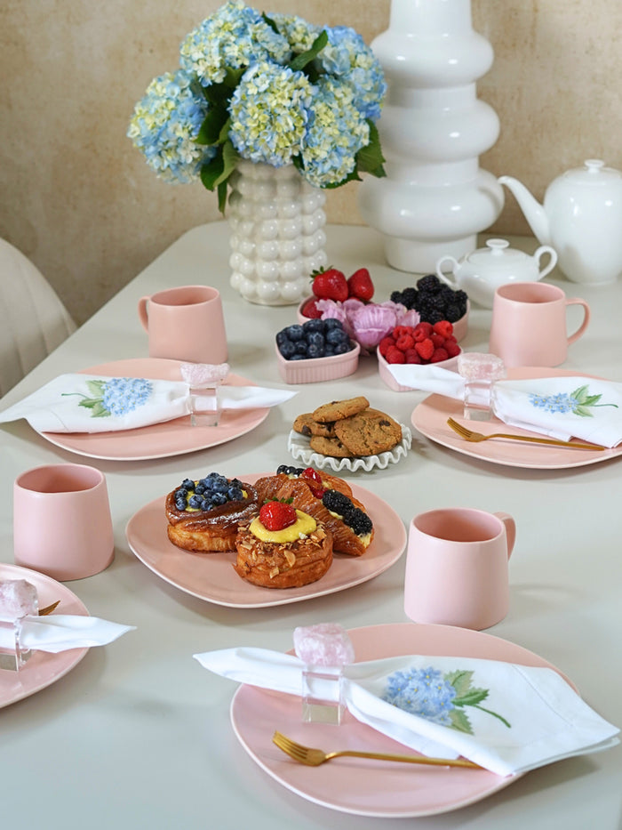 Dinner Napkin, French Hydrangea, Set of 2