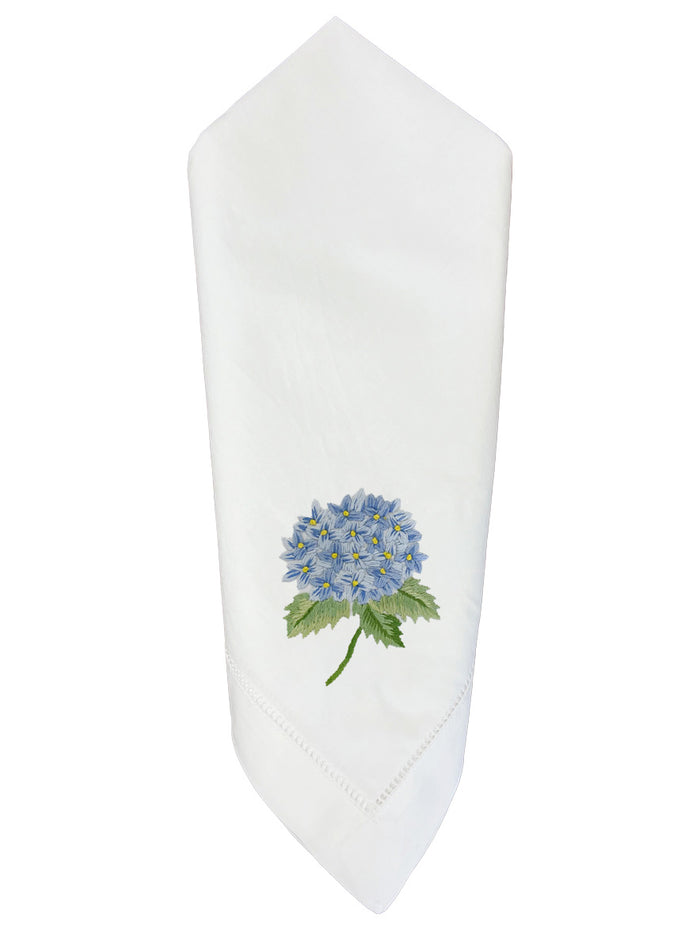 Dinner Napkin, French Hydrangea, Set of 2