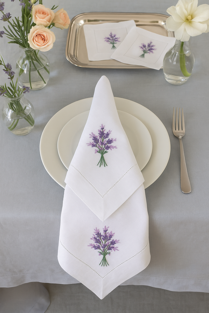 Dinner Napkin, Lavender, Set of 2