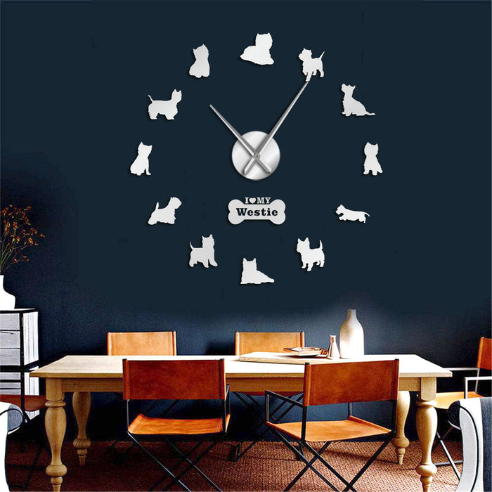 DIY Westie Wall Clock