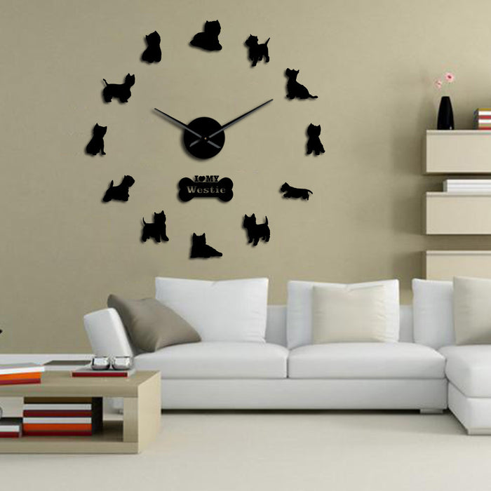 DIY Westie Wall Clock