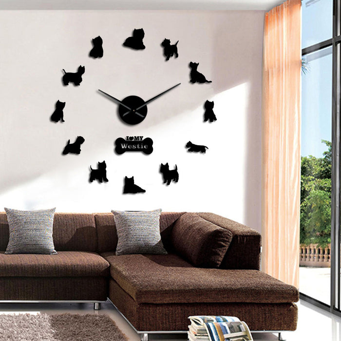 DIY Westie Wall Clock