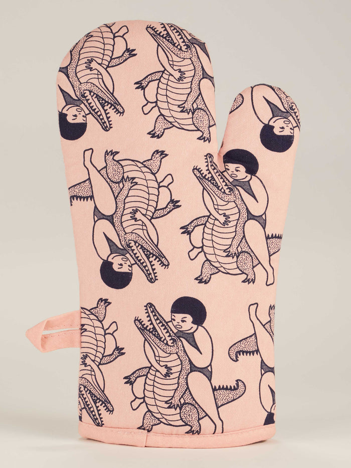 Do One Thing Every Day That Scares Your Family Oven Mitt BLUEQ