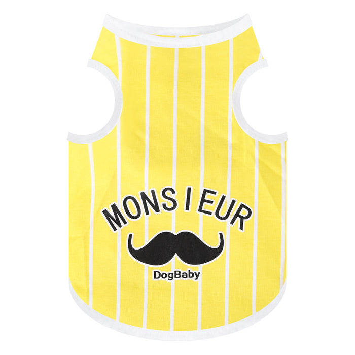 Dog Baby Striped Vest