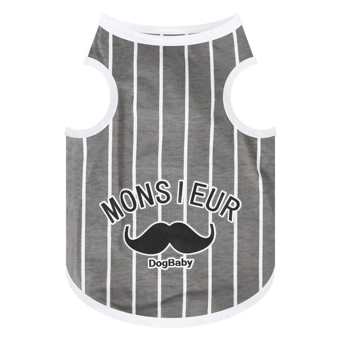 Dog Baby Striped Vest