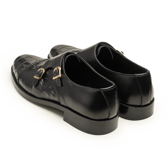 Double Monk Straps - 063 CRL BLK