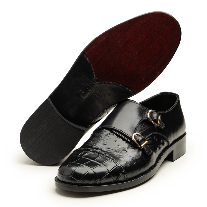 Double Monk Straps - 063 CRL BLK