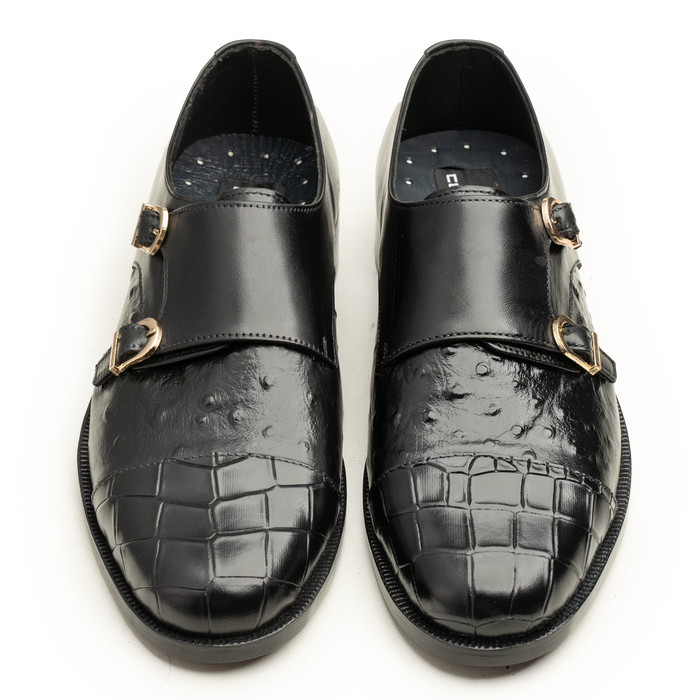 Double Monk Straps - 063 CRL BLK