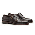 Double Monk Straps - 063 J Brown - Cobblers-pk