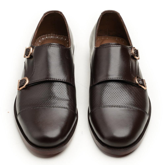 Double Monk Straps - 063 J Brown - Cobblers-pk