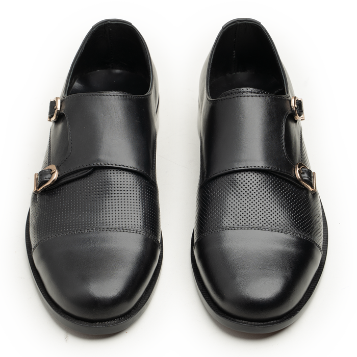 Double Monk Straps - 063-JALI-41-BLK - Cobblers-pk