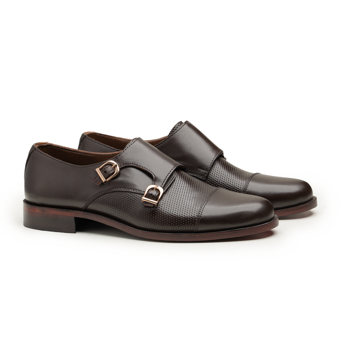 Double Monk Straps - 063JALI-40-BRN - Cobblers-pk