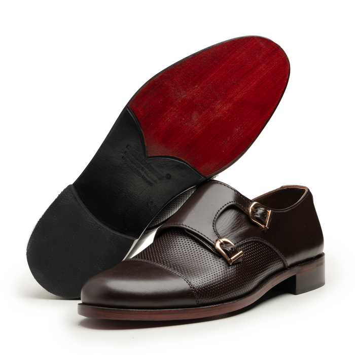 Double Monk Straps - 063JALI-40-BRN - Cobblers-pk