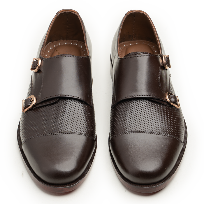 Double Monk Straps - 063JALI-40-BRN - Cobblers-pk