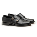 Double Monk Straps - 063P-40-BLK - Cobblers-pk
