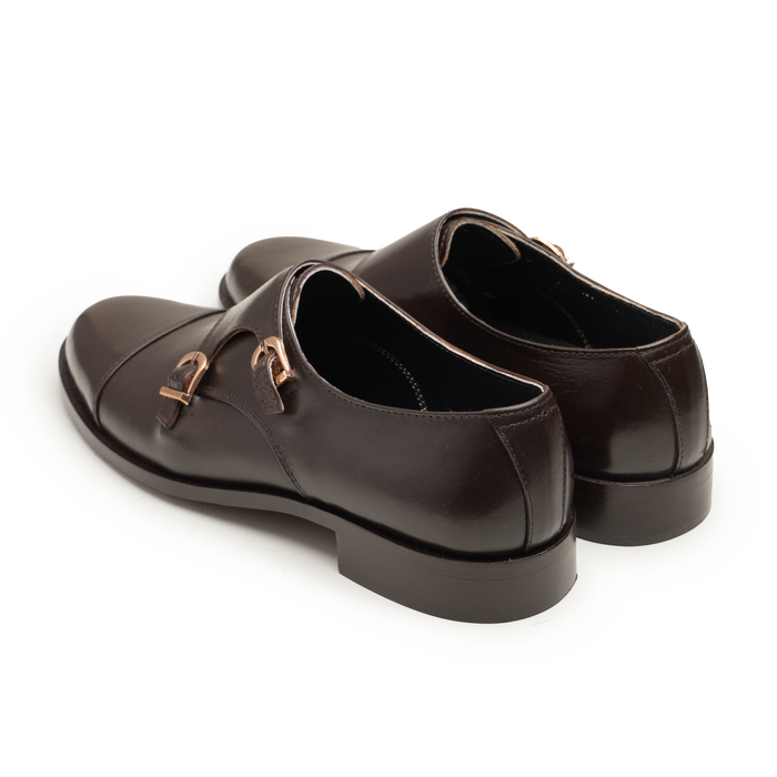 Double Monk Straps - 063P-40-BRN - Cobblers-pk