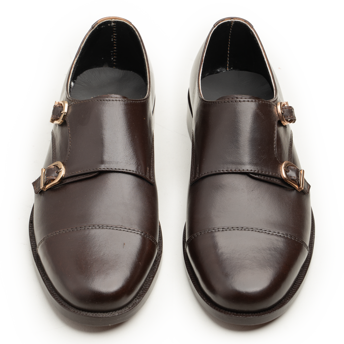 Double Monk Straps - 063P-40-BRN - Cobblers-pk