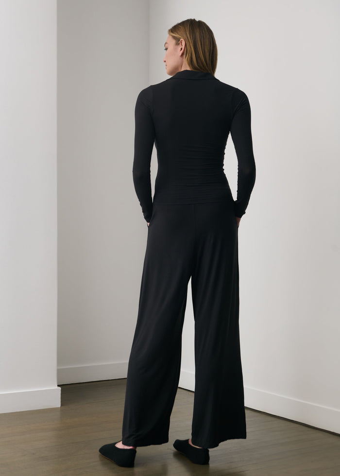 Dreamy Long Sleeve Polo Top - FINAL SALE