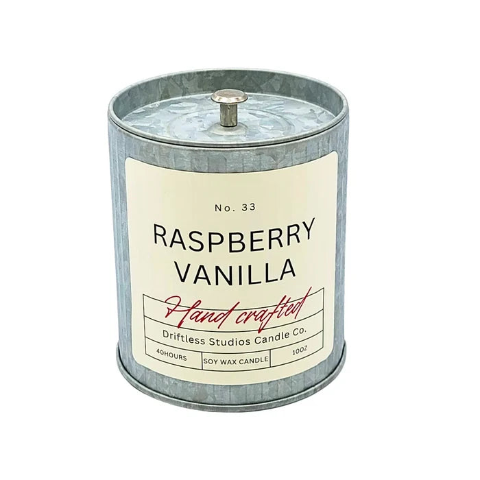 Driftless Studios Raspberry Vanilla Farmhouse Candle