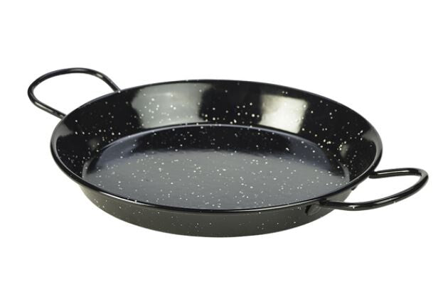 Enamel Black Paella Pan 26 X 3.5cm (Box Of 6)