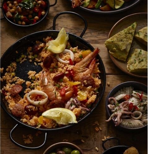 Enamel Black Paella Pan 26 X 3.5cm (Box Of 6)