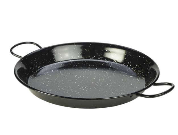 Enamel Black Paella Pan 30 X 4cm (Box Of 6)