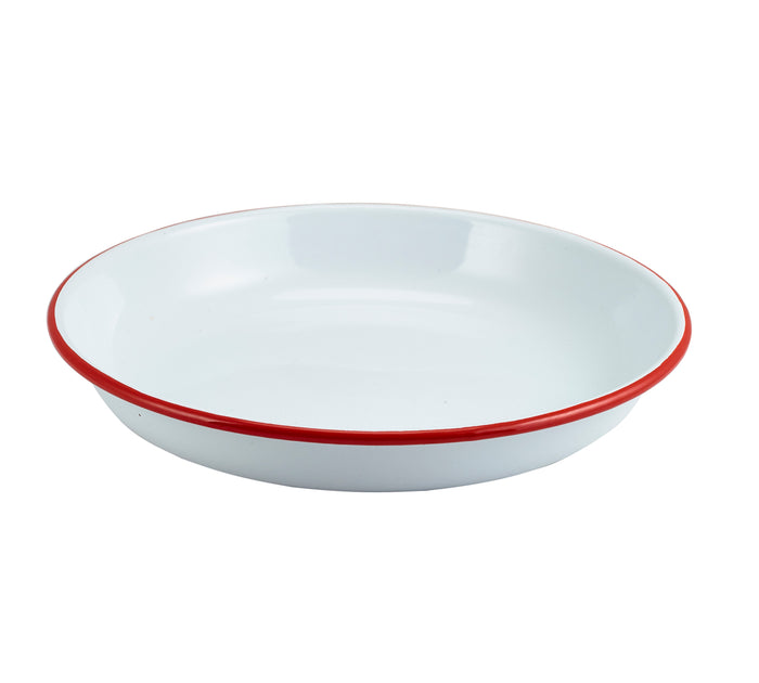 Enamel Rice/Pasta Plate 20 x 3cm (Box Of 12)