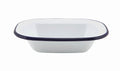 Enamel Tableware Rectangle Pie Dish 18cm x 13.5cm x 4cm