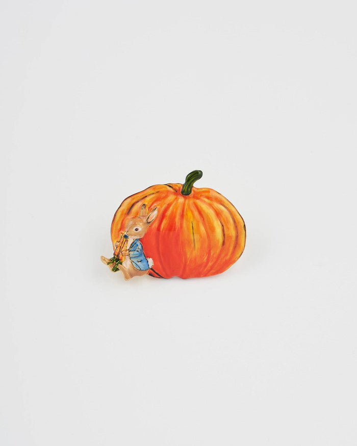 Fable England x Peter Rabbit Pumpkin Brooch