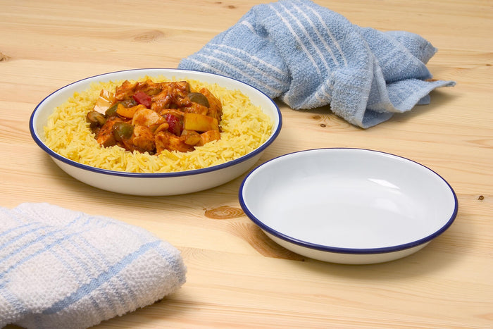 Falcon Enamel Round Pie Dish 22cm