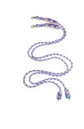 Fancy braided split reins pastel colors with beading....beautiful yet practical - Tiffanys Braided Tack LLC