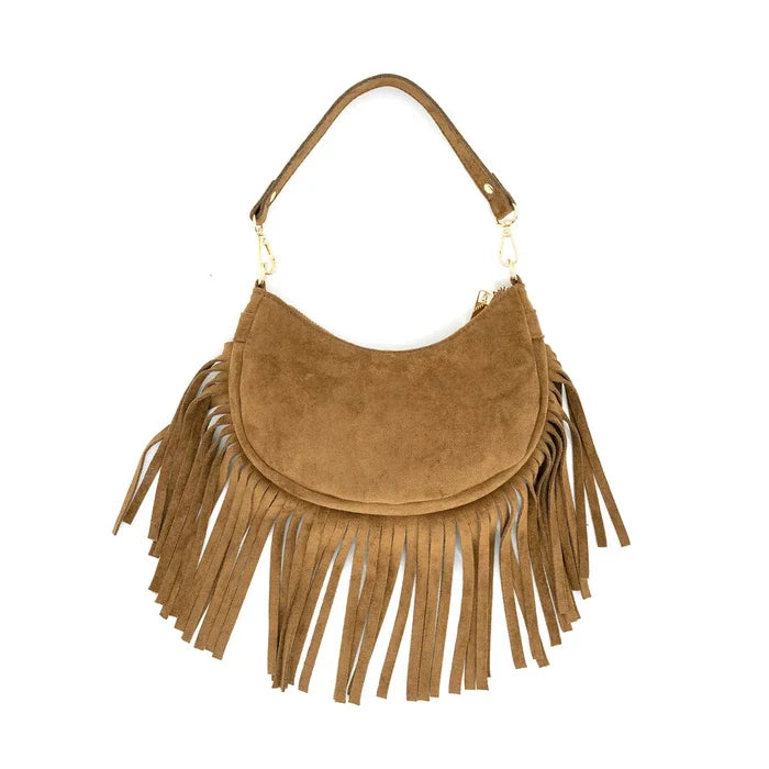 Feelin' Fringe Hobo Bag - Multiple Colors