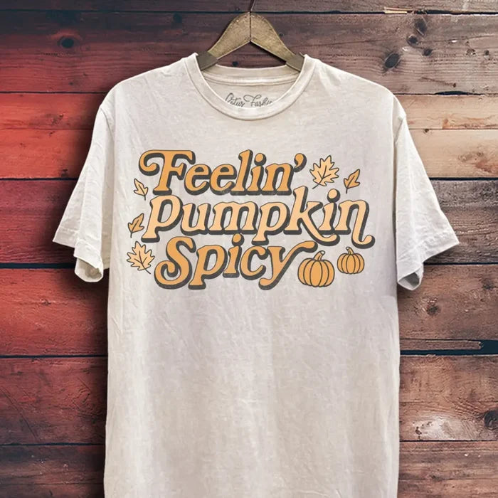 Feelin Pumpkin Spicy Graphic Top
