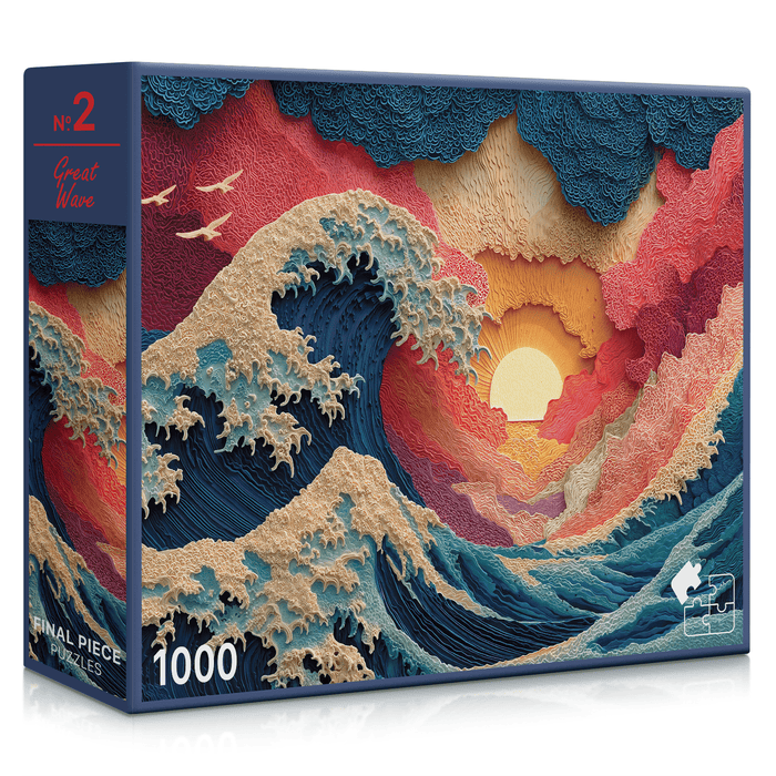 Final Piece Puzzles - No. 2 - Great Wave - 1000 Piece