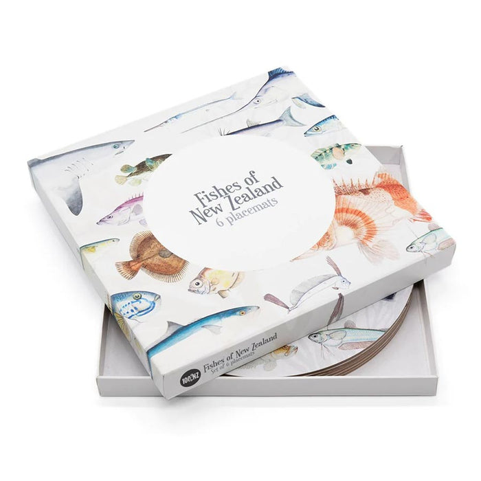 100% New Zealand Fishes Of NZ Placemat Set/6 | Koop.co.nz