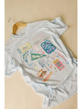 Fishing Club Match Box Collage Graphic Tee