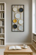 Floating Circles Framed Composition