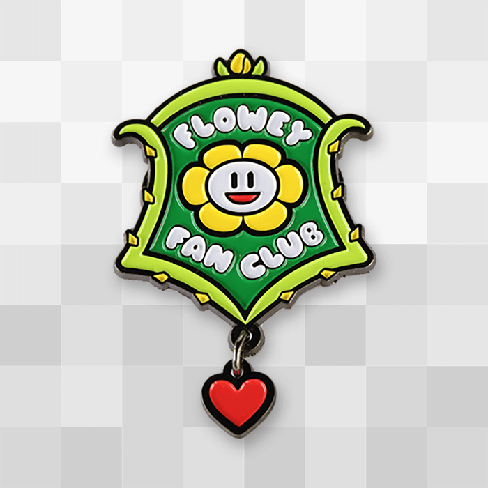 Flowey Fan Club Lapel Pin