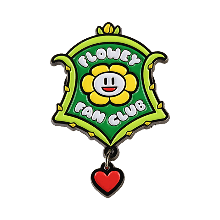Flowey Fan Club Lapel Pin