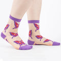 Flutterly Fabulous Sheer Crew Socks